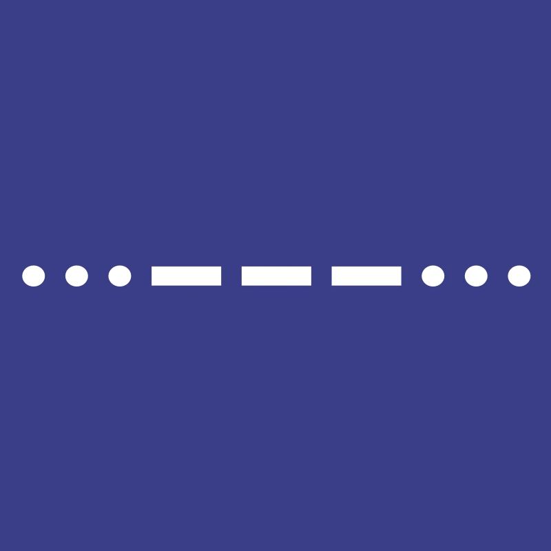 Morse code SOS