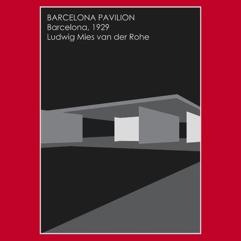 Architecture moderne : Pavillon de Barcelone