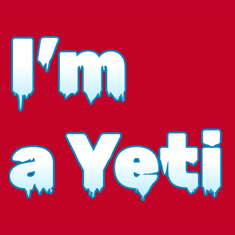 "Ich bin ein Yeti" | Eis-Design