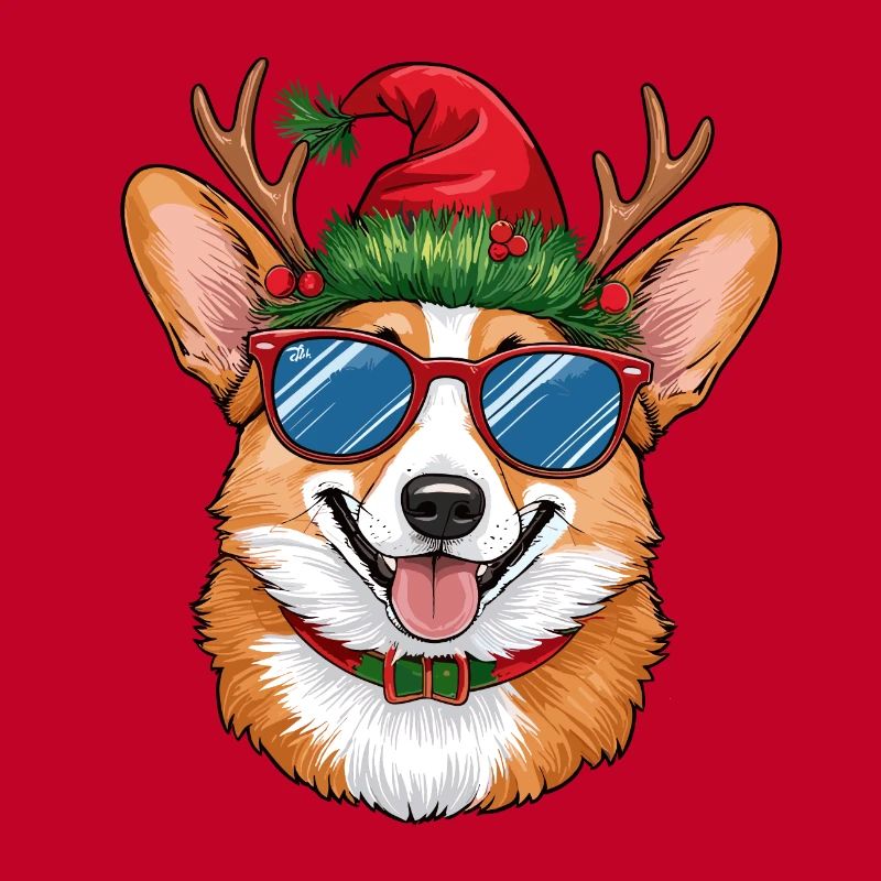 Corgi de Noël