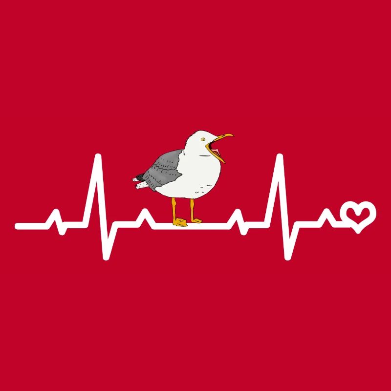 Möwe Herzfrequenz EKG