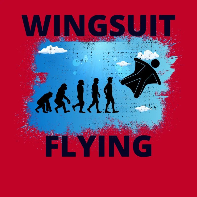 Wingsuit volant Base Jumping Skydiving Evolution