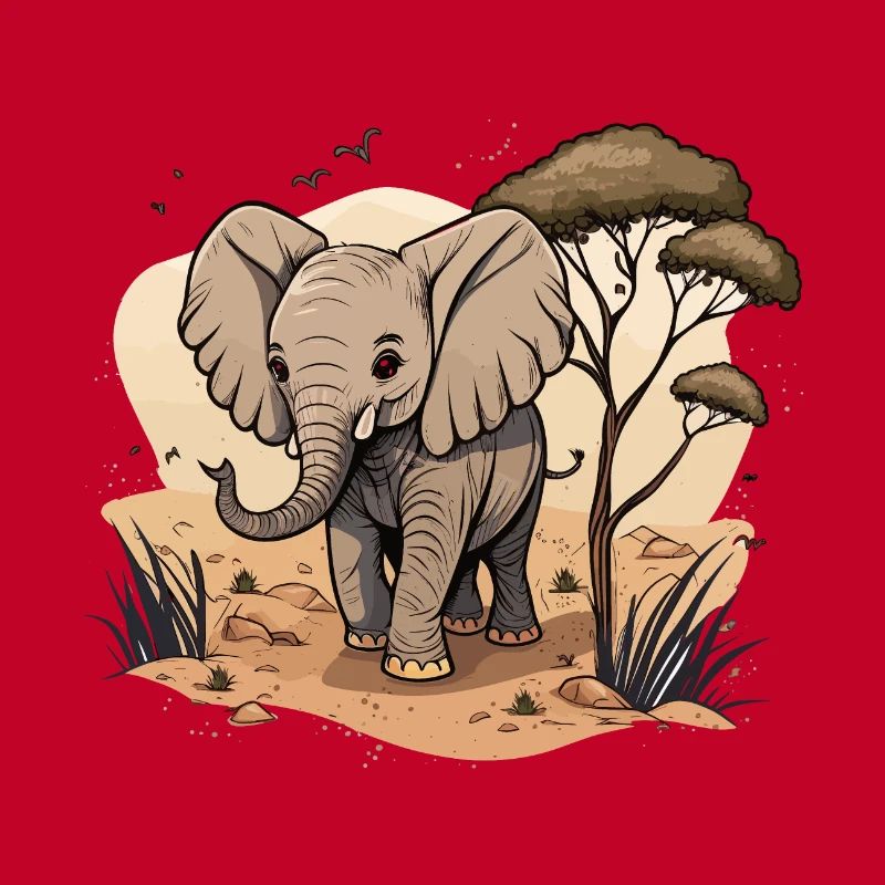 Géant de la savane