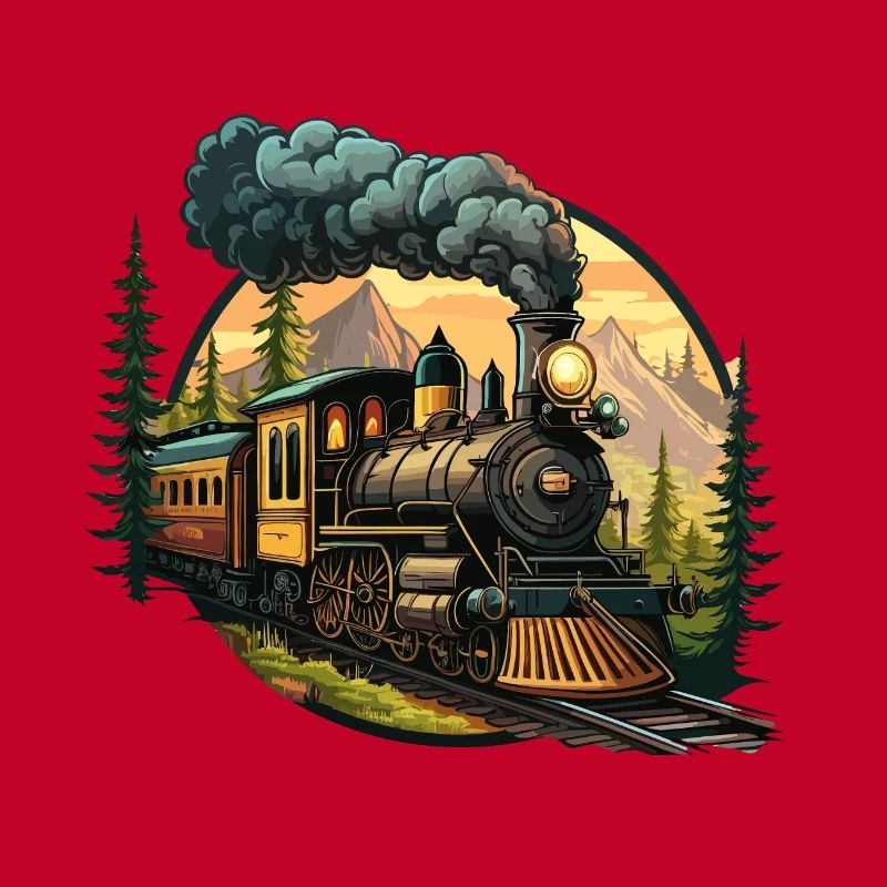 Zeitreise: Eine altmodische Dampfeisenbahn