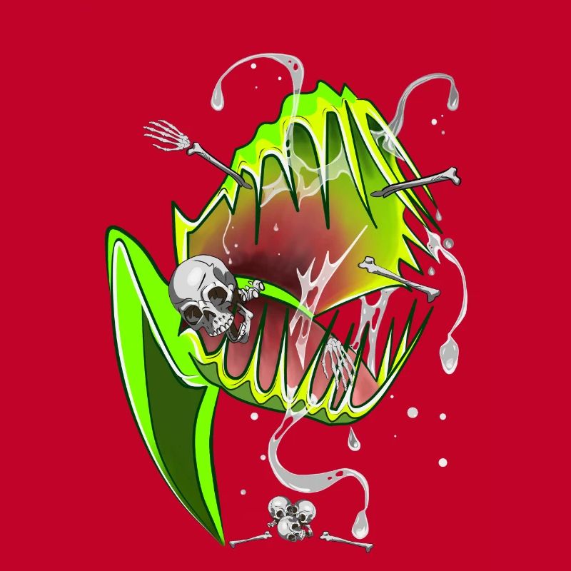 Botanical Shirt Carnivorous Plants Venus Flytrap