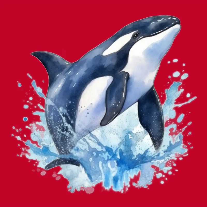 Blauer Orca