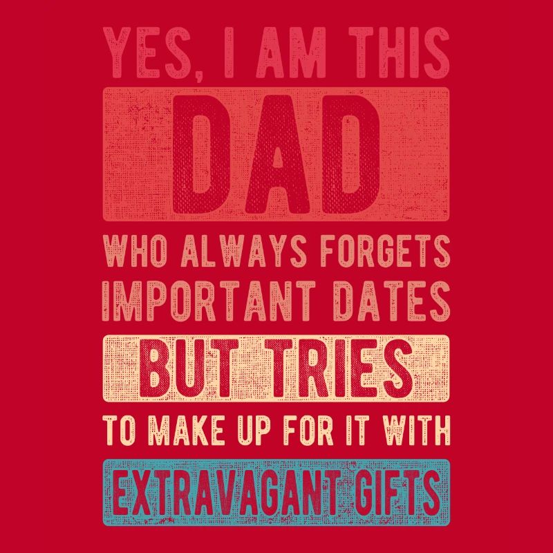I Am This Dad Forgets Dates Vatertag Papa Geschenk
