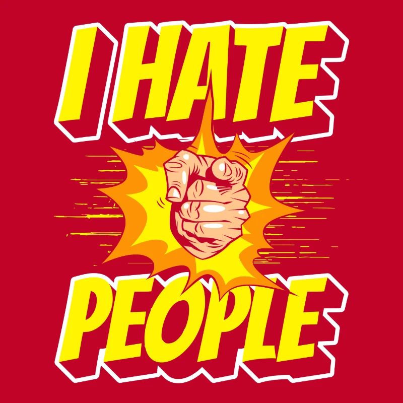 Hatred, humor, aversion, irony