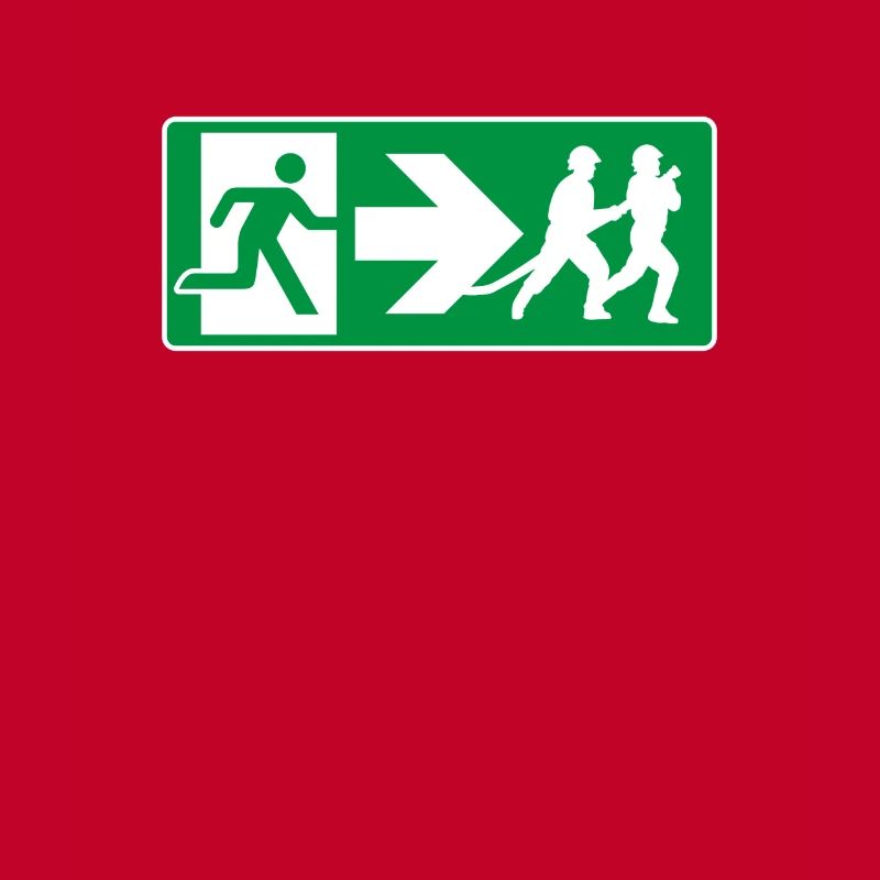 Emergency Exit Fire Brigade Firefighter