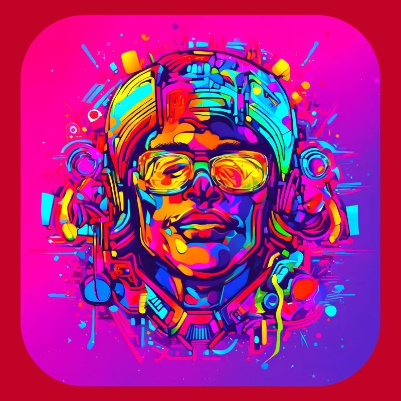 Neon Splash Creative Luminous UV Style