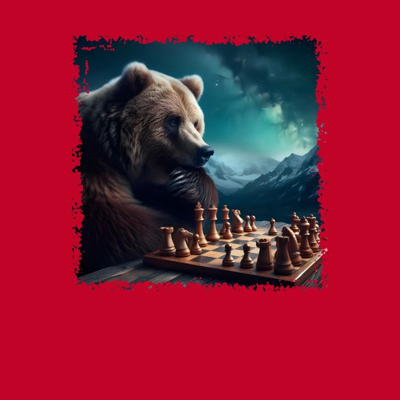 Chess Playing Bear