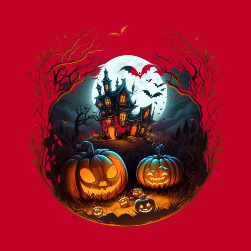 A design with a Halloween theme