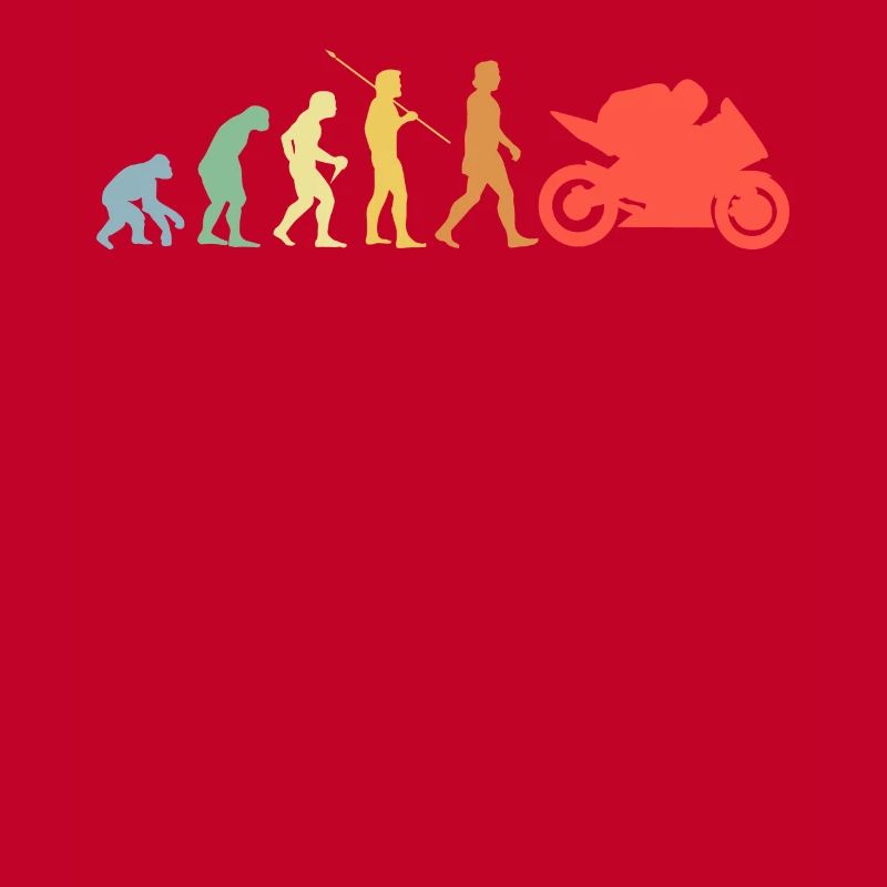 Racing Machine Evolution Retro Motorcycle Gift