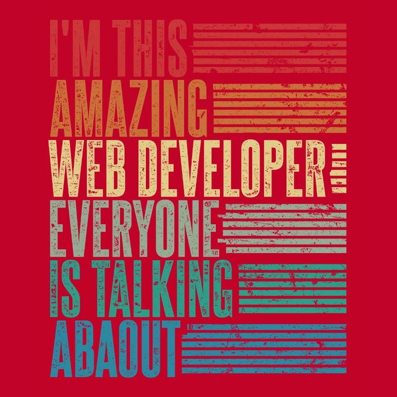 Web Developer Web Developer Gift Retro