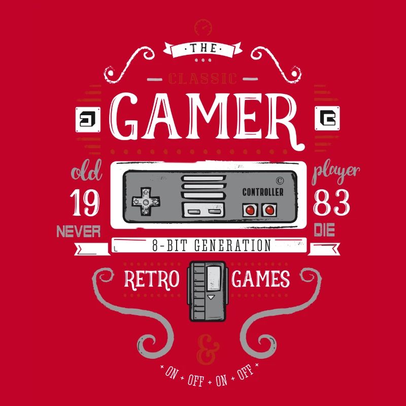 Game Nerd 80s Retro 8bit Game Console pc old fun