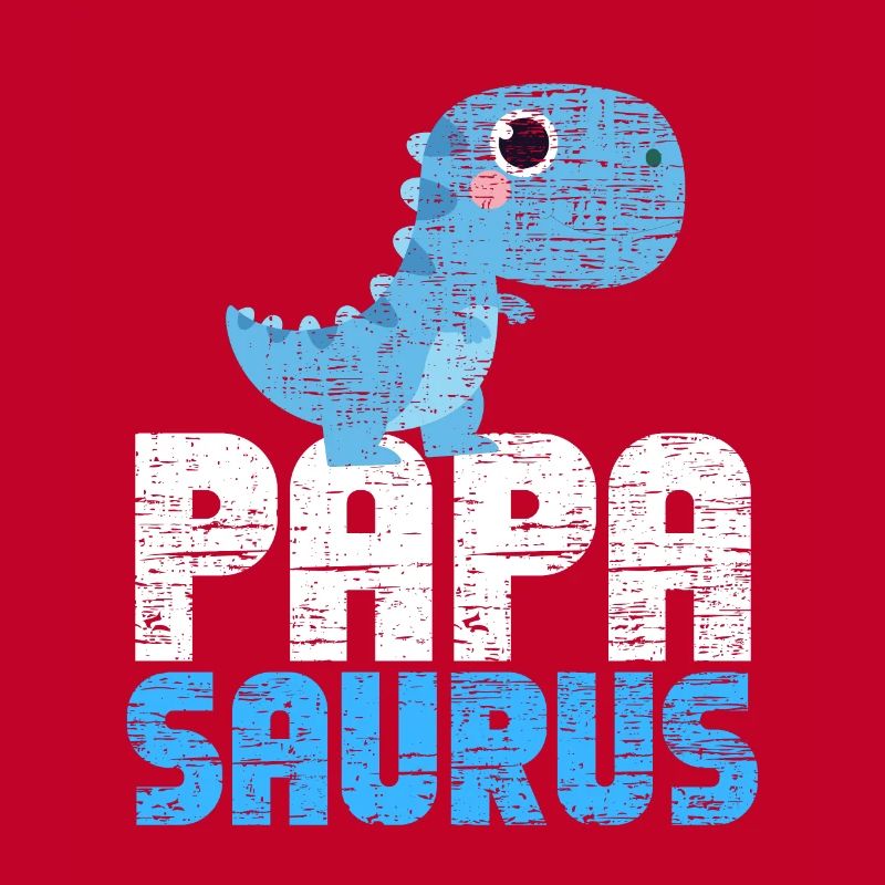 Papasaurus Dinosaurier Rex Papa Saurus Dad Dino
