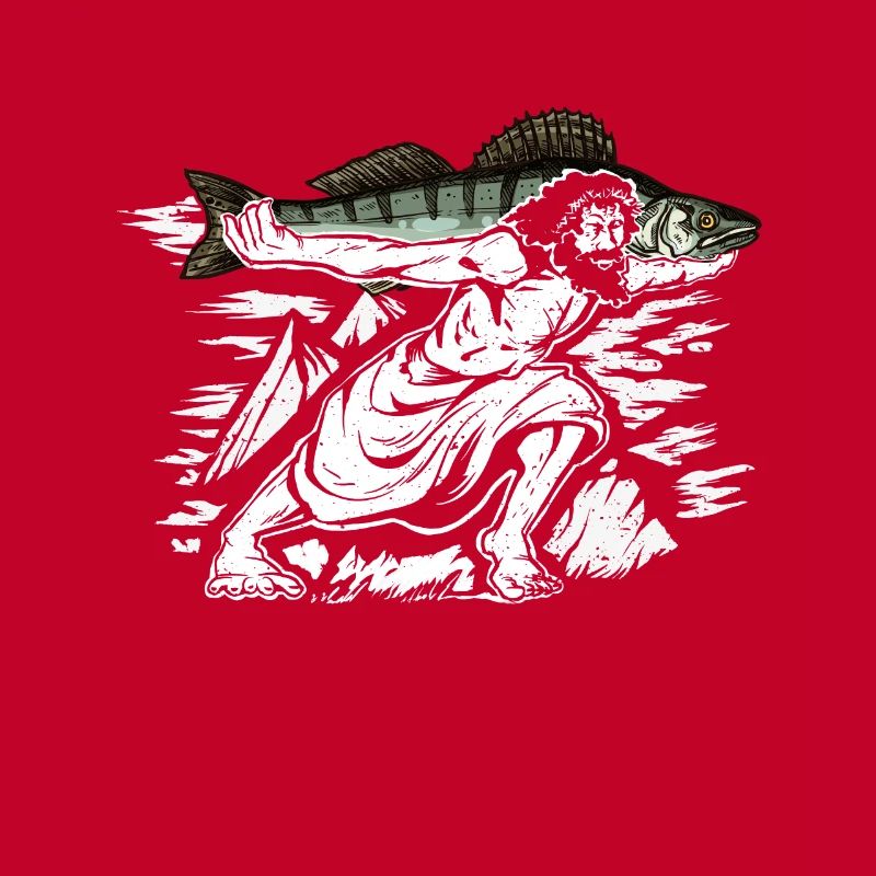 Jesus wears a pikeperch - pikeperch hunter