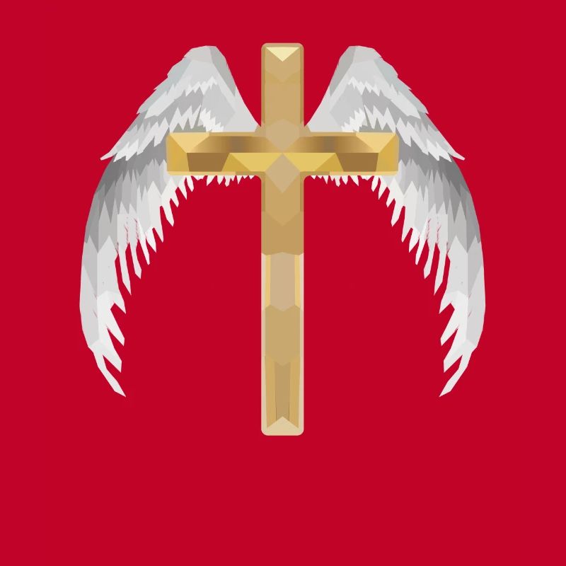 Polygone croix avec ailes