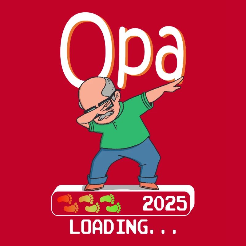 Werdender Opa 2025 loading zukünftiger Großvater