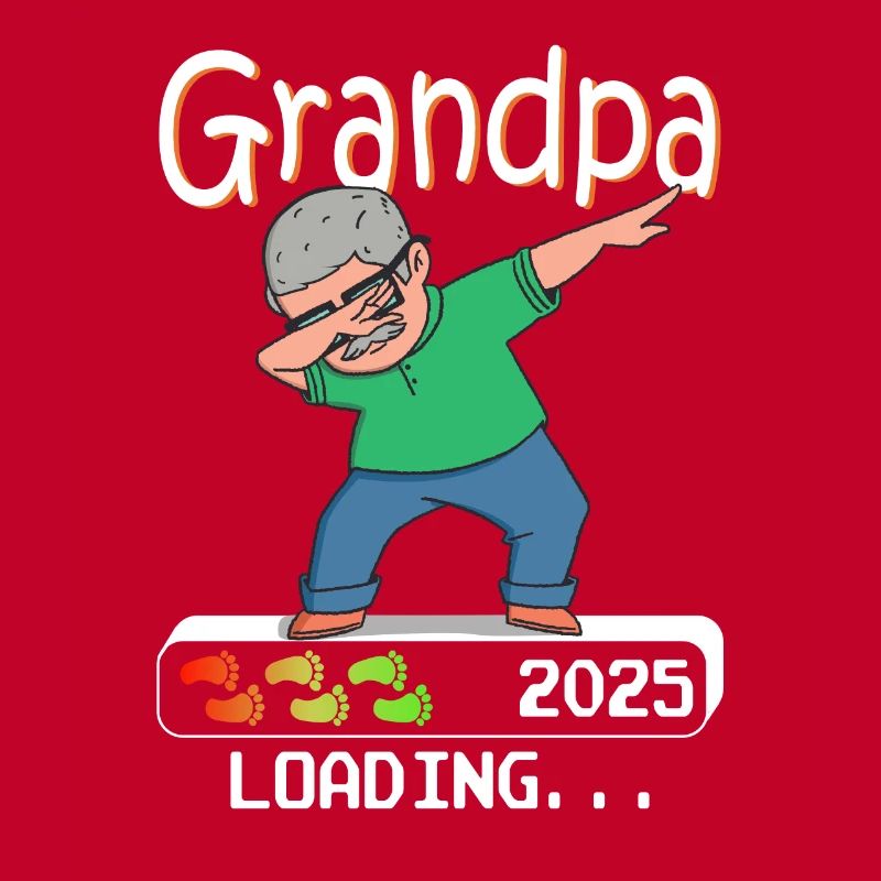 Werdender Opa 2025 loading zukünftiger Großvater