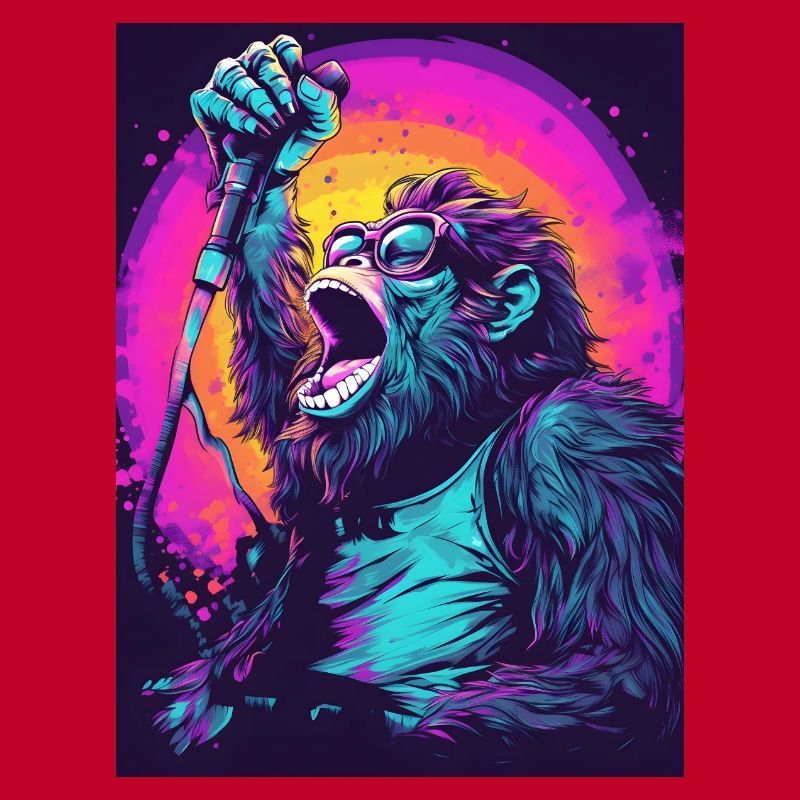 Singender Gorilla