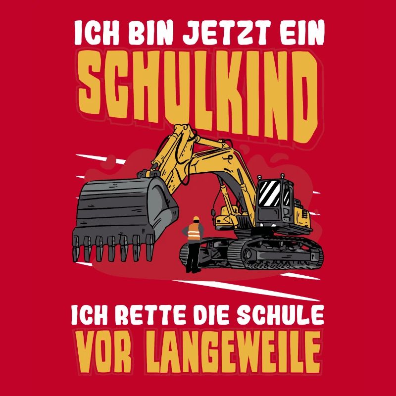Bagger Schulbeginn Schulanfänger Schulkind