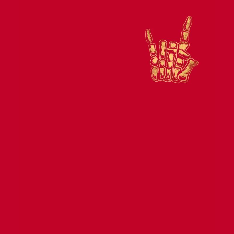 Skeleton Hand Rock and Roll