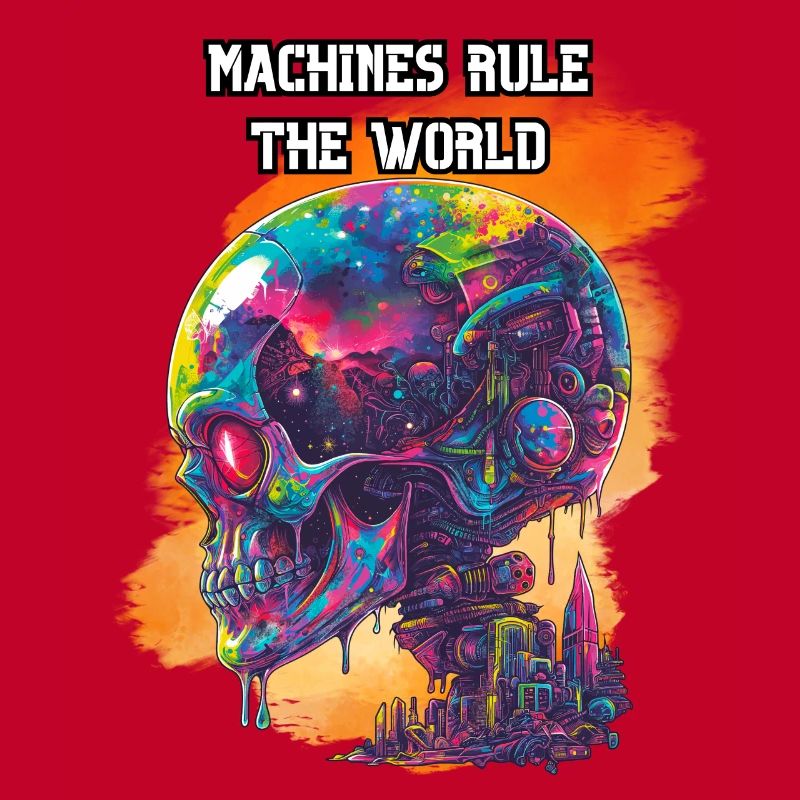 Les machines dirigent le monde. Scifi, Futur, High-Tech