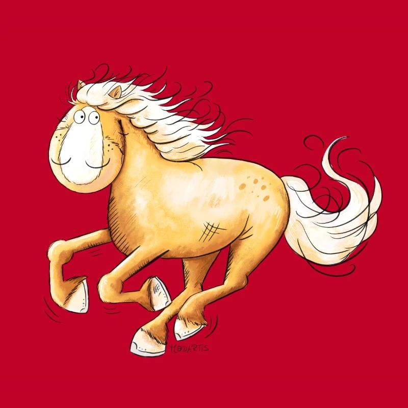 Schneller Haflinger I Pferd Pferde Comic