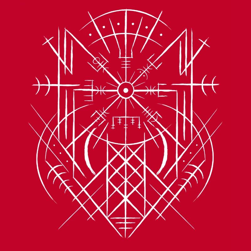 Vegvisir Runic Compass Celtes Viking Web Wyrd
