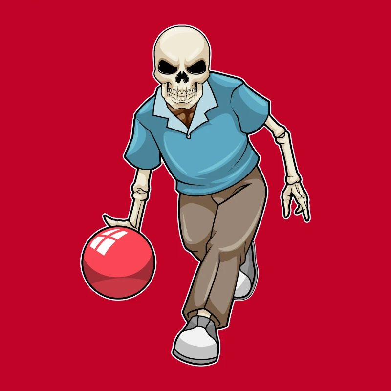 Boule de bowling squelette