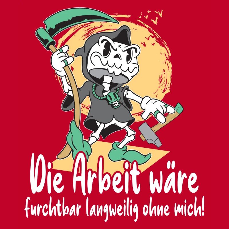 Sensenmann mit Werkzeug