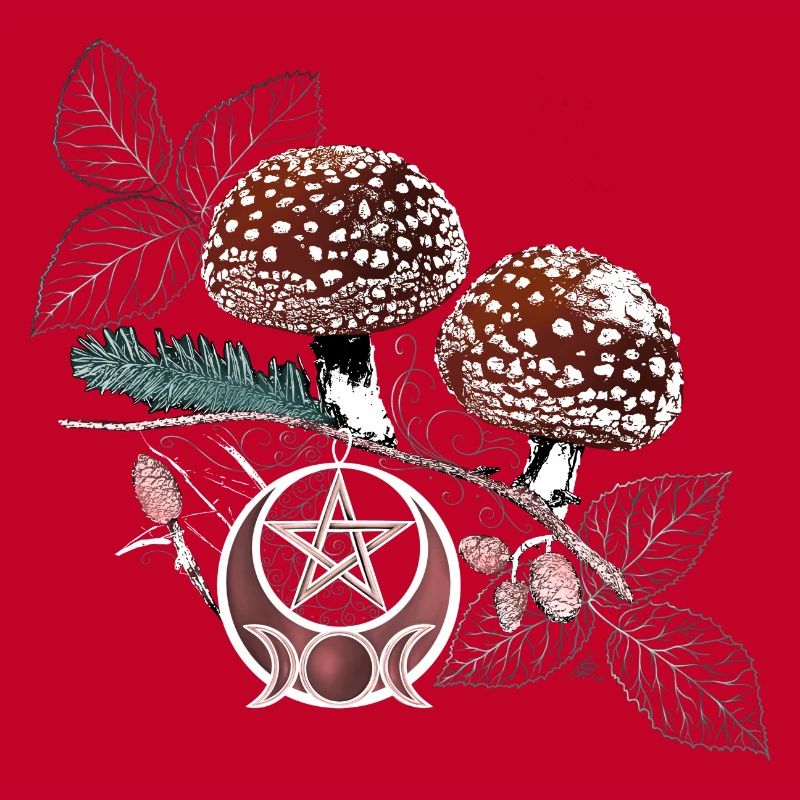 Toadstool Wicca Symbol Natural Magic Autumn