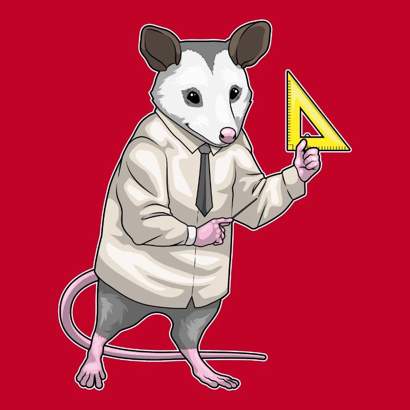Possum, professeur de maths, école