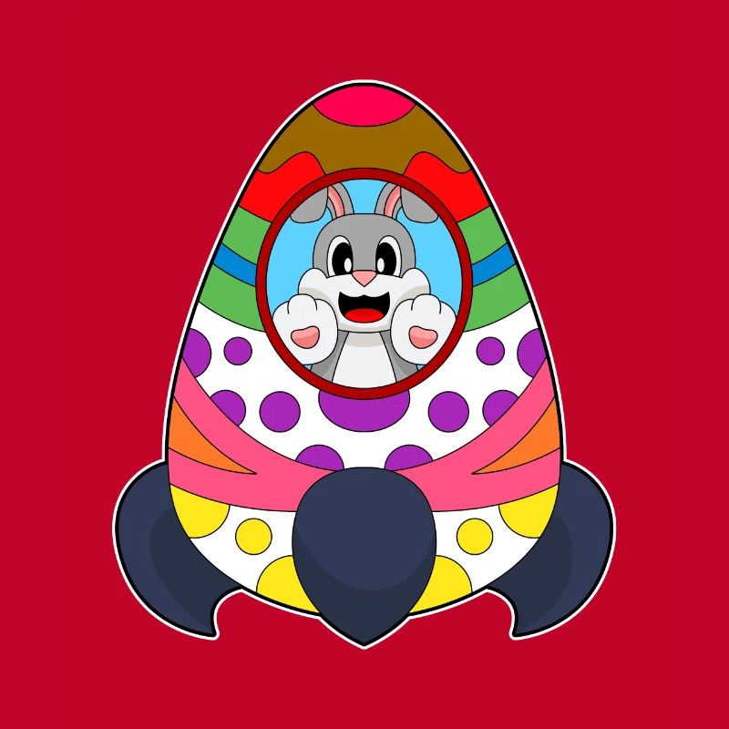 Rabbit Easter Rocket