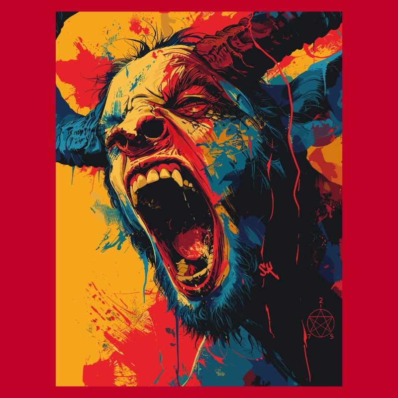 The Devil mit Pentagramm