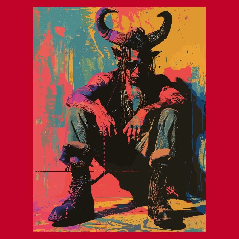 The Devil mit Pentagramm