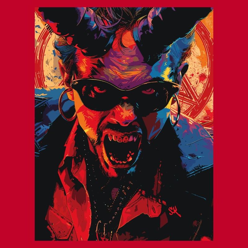 The Devil mit Pentagramm