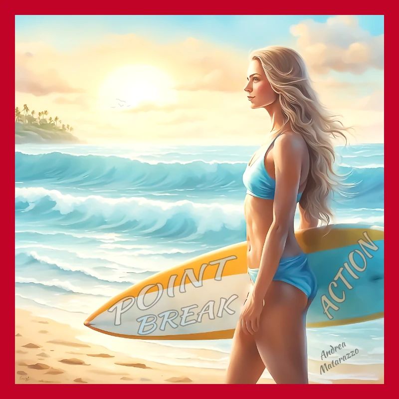 Mädchen Action Surf Point Break 2