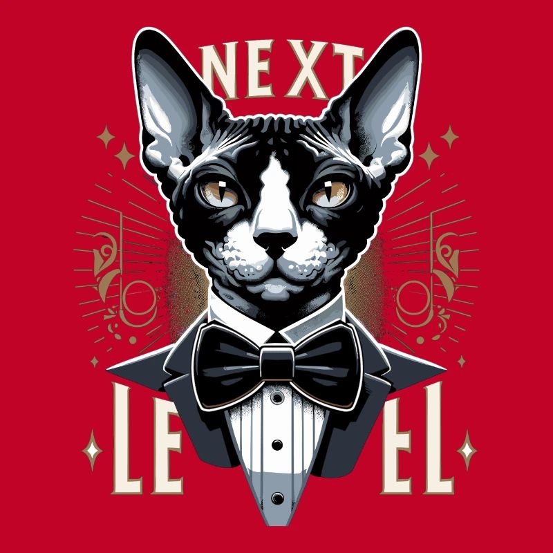 Cornish Rex Suit Next Level Cat Gift