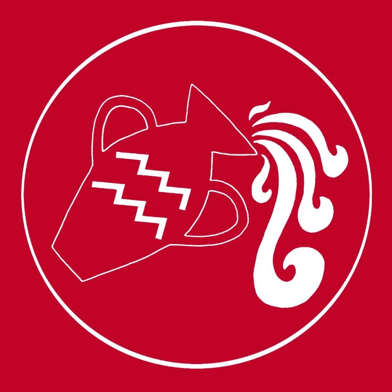 Wassermann Sternzeichen (Weiß)