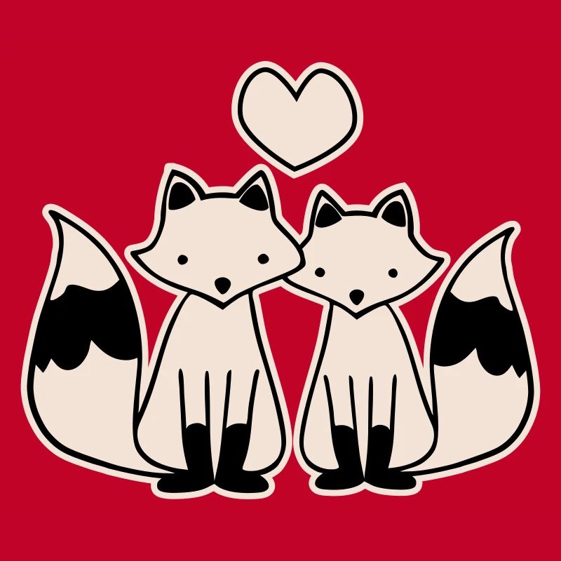 Foxes in love
