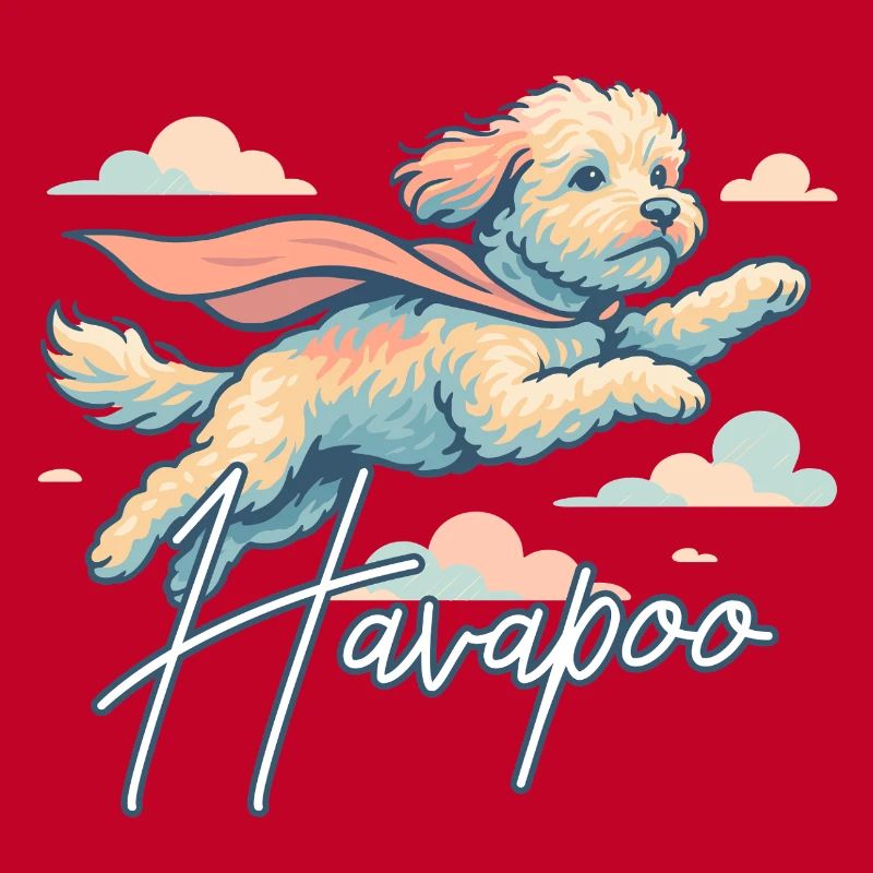Super Hund Havapoo Cape Umhang Geschenk