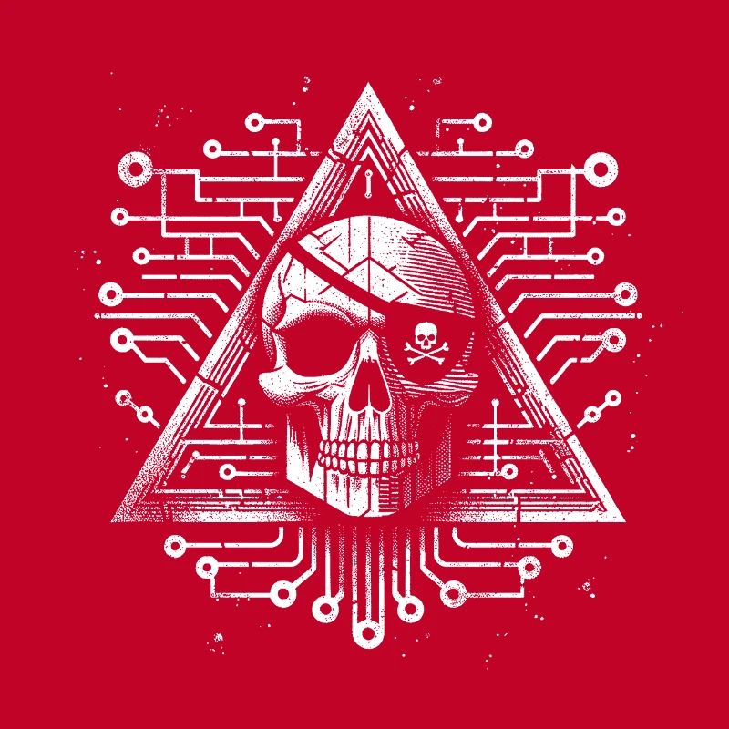 Conception numérique de triangle de crâne