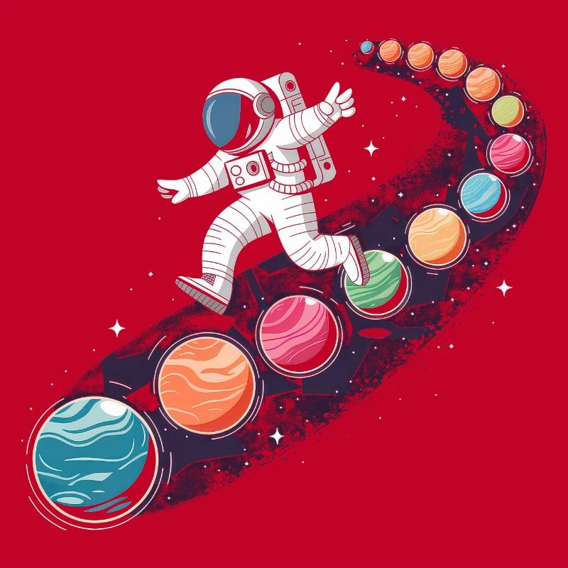Conception d'astronautes d'aventure spatiale pour enfants