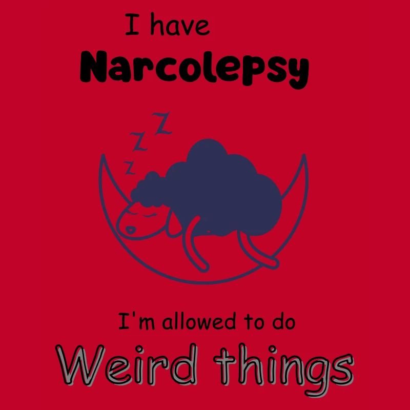 Sleeping sheep in the moonlight with narcolepsy