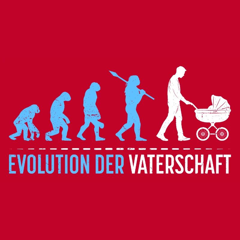 Werdender Vater EVOLUTION DER VATERSCHAFT Lustig