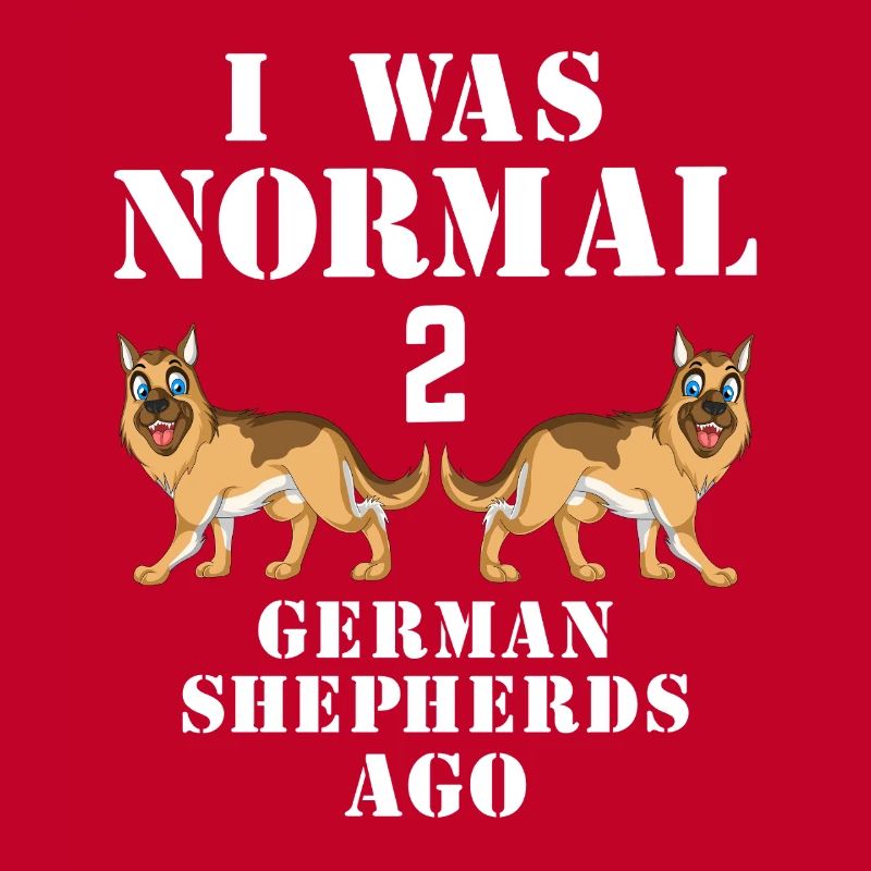 Humorous German Shepherd Meme Design