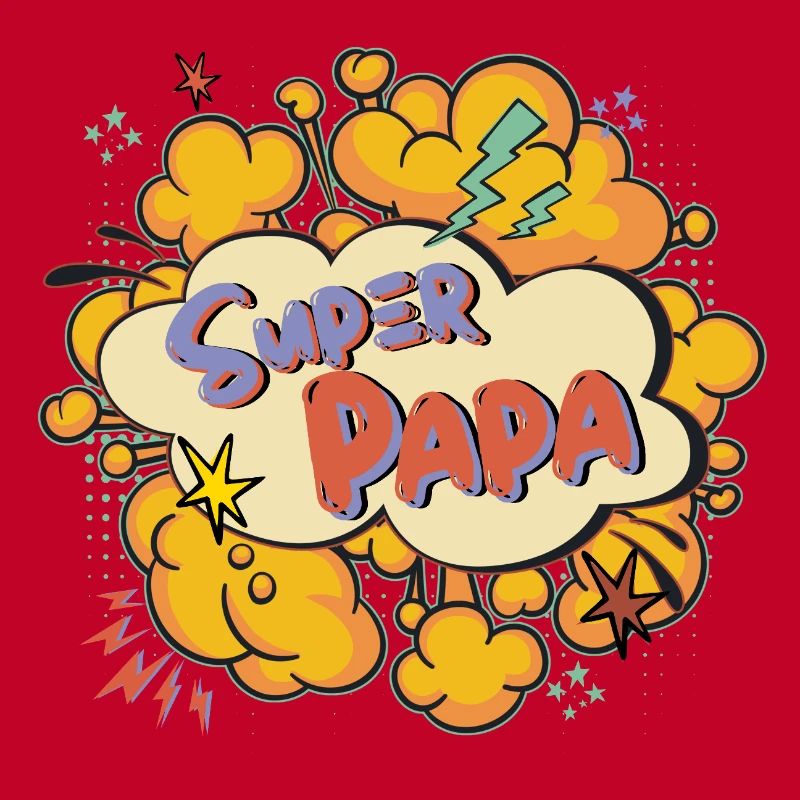 Super Papa Comic Explosion