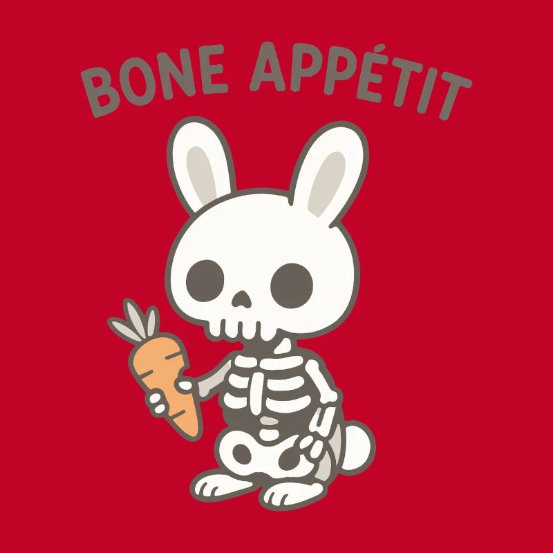 Bone Appetit Skeleton Bunny